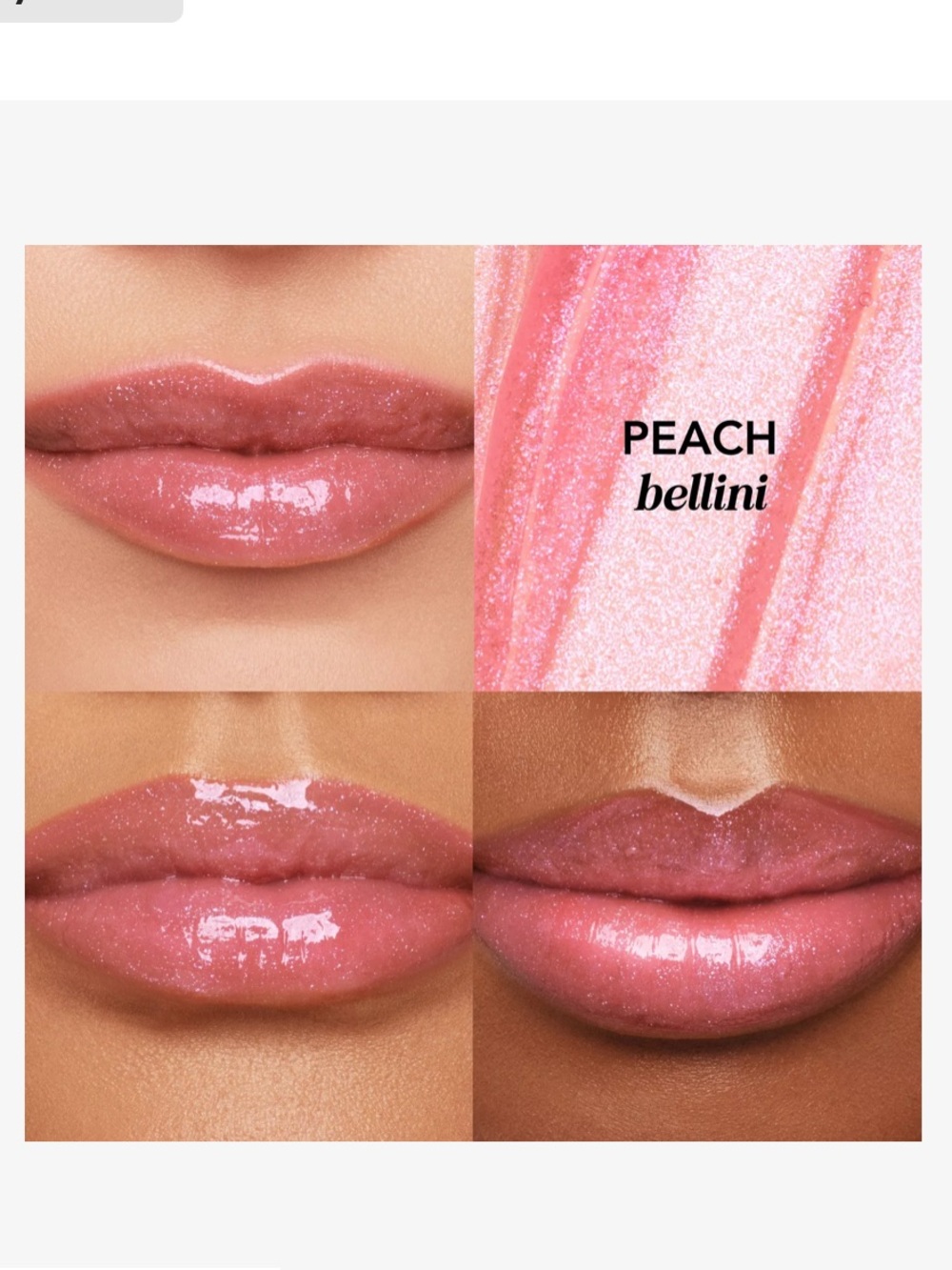 Polite Society Peach Bellini Polite Pout Glossy Lip Balm